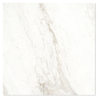 Marmor Klinker Hera Vit Blank-Polerad Rak 120x120 cm
